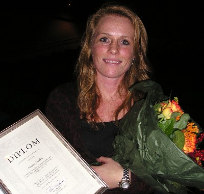 Annika Sandén fick Vasamuseets vänners pris 2007