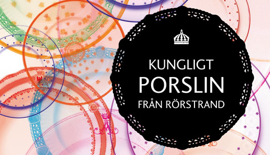 Kungligt porslin från Rörstrand - affisch