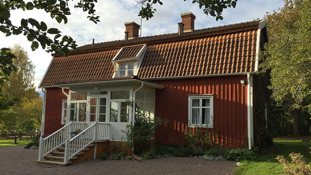 Huset där Astrid Lindgren föddes och växte upp. Foto: Astrid Lindgrens Näs