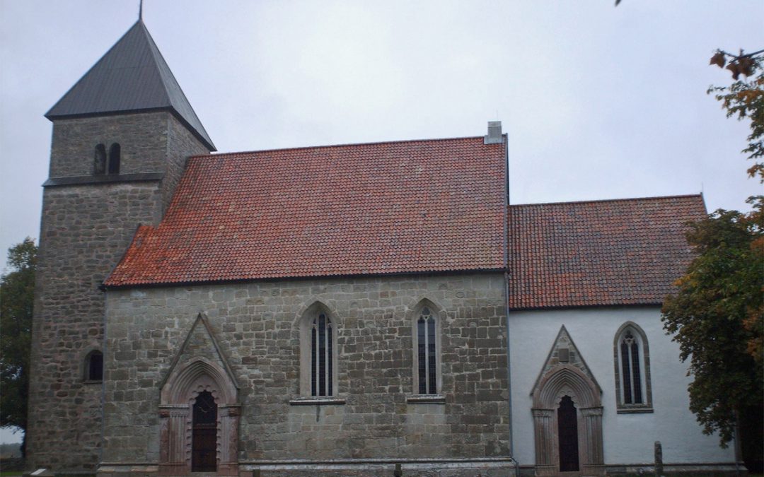 Grundmurarna från stenkyrka hittade i Hablingbo