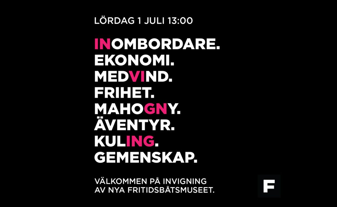 Sveriges första fritidsbåtsmuseum invigt i Härnösand
