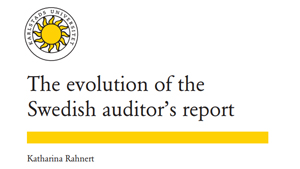 Revisionsberättelsens utveckling från mitten av 1600-talet till i dag