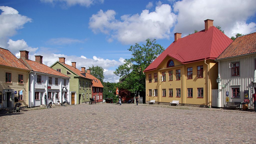 Kryddbodtorget i Gamla Linköping. Foto: Clemensfranz (Wikimedia Commons CC BY-SA 3.0)