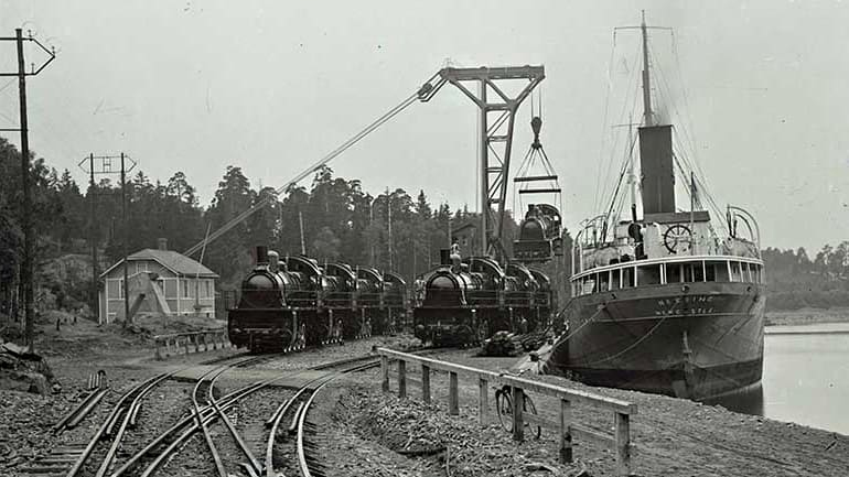 Foto ur Järnvägsmuseets samlingar.