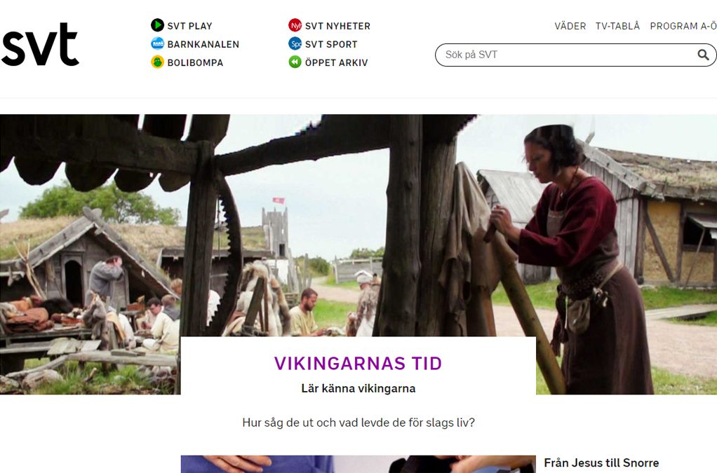 SVT-serien ”Vikingarnas tid” anmäls