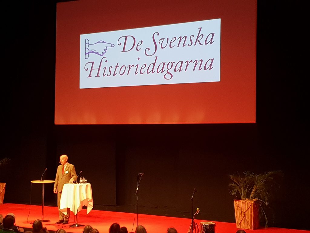 Dag Klackenberg, ordföranden för föreningen De svenska historiedagarna. Foto: Peter Kristensson/Klingsbergs Förlag