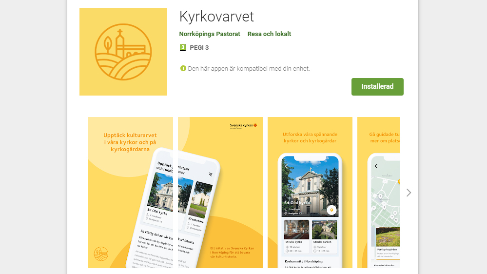 Norrköpings kyrkliga kulturarv i ny app