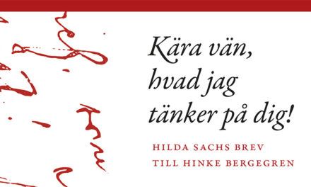 Hilda Sachs brev till Hinke Bergegren