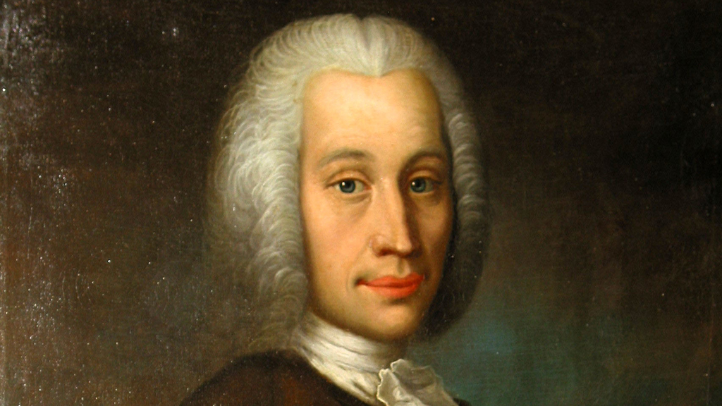 Anders Celsius. Målning av Olof Arenius (1700–1766). Beskuren