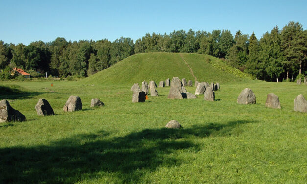 Gravfältet Anundshög plundrat