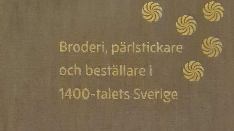 Broderi, pärlstickare och beställare i 1400-talets Sverige