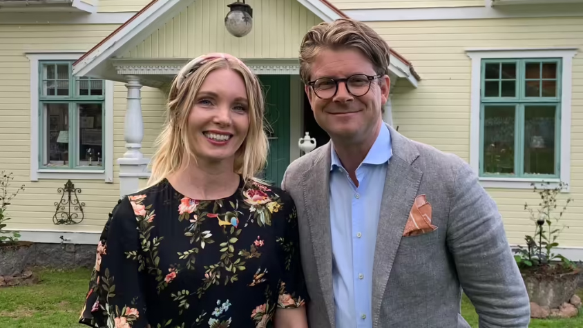 Erika Åberg och Rickard Thunér från 2022 års säsong av Det sitter i väggarna. Foto: SVT