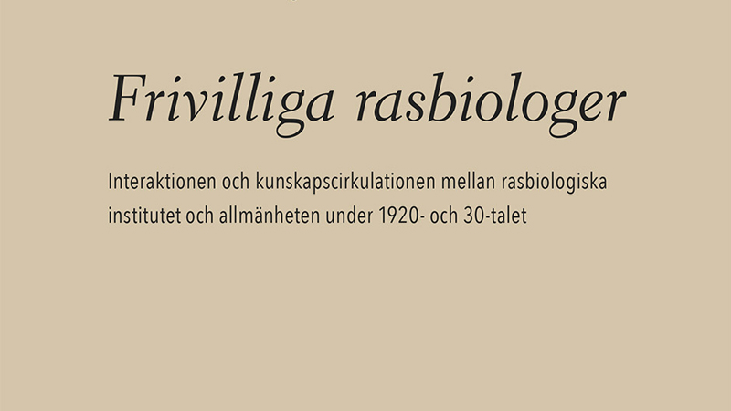 Frivilliga rasbiologer