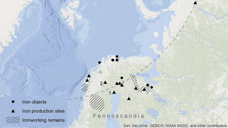 Ståltillverkning i norra Sverige redan för 2000 år sedan