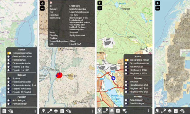 Kulturhistorisk karta i ny mobilapp