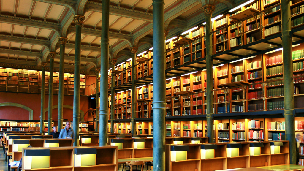 Kungliga bibliotekets läsesal. Foto: Øyvind Holmstad (CC BY-SA 4.0)