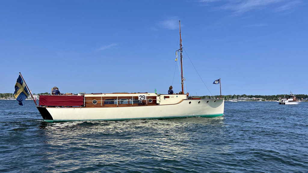 Motorbåten Saraband. Foto. Mats Nygård