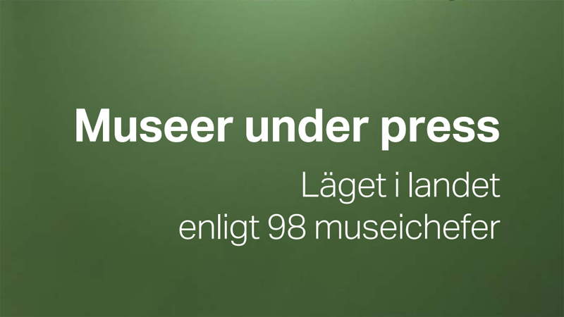 Risk för stora gap i framtidens museisamlingar