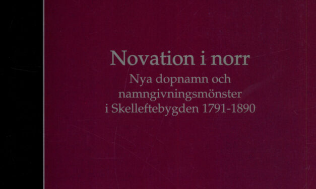 Nya namn och namngivningsmönster 1791–1890