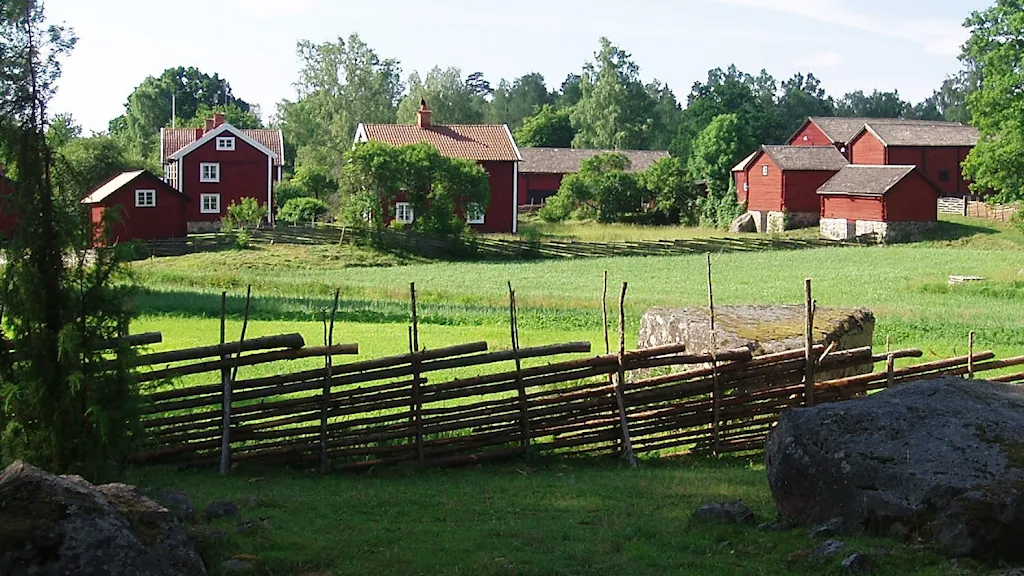 Stensjö by utanför Oskarshamn är det senaste kulturreservatet i Sverige. Foto: Mats Lindeborg/Länsstyrelsen Kalmar län