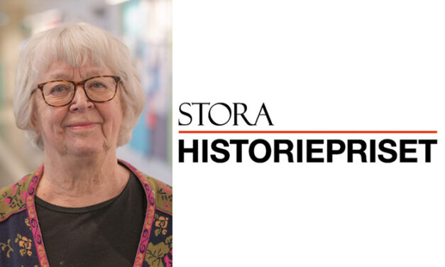 Stora historiepriset till Christina Florin