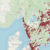 Kartbild från Uppsala universitets geoserver AGES med alla arkeologiska uppdrag som nu går att hitta tack vare projektet Urdar.