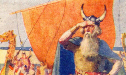 Vikingen har visst horn